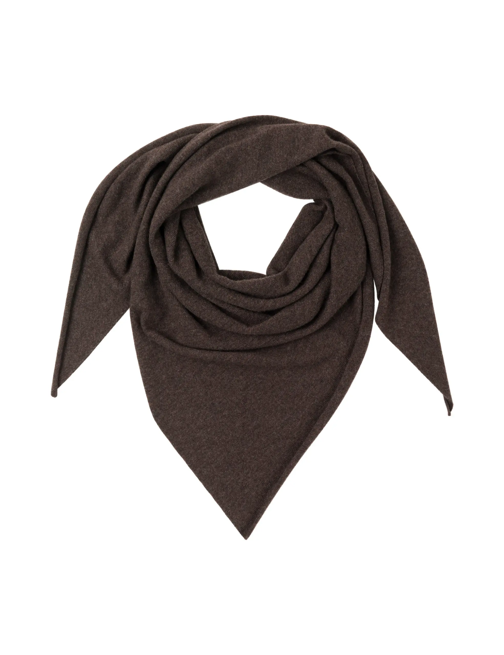 TRIANGLE SCARF - Elm bark